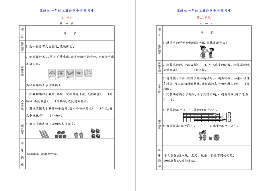 盐城名校一年级（上学期）知识点总结
